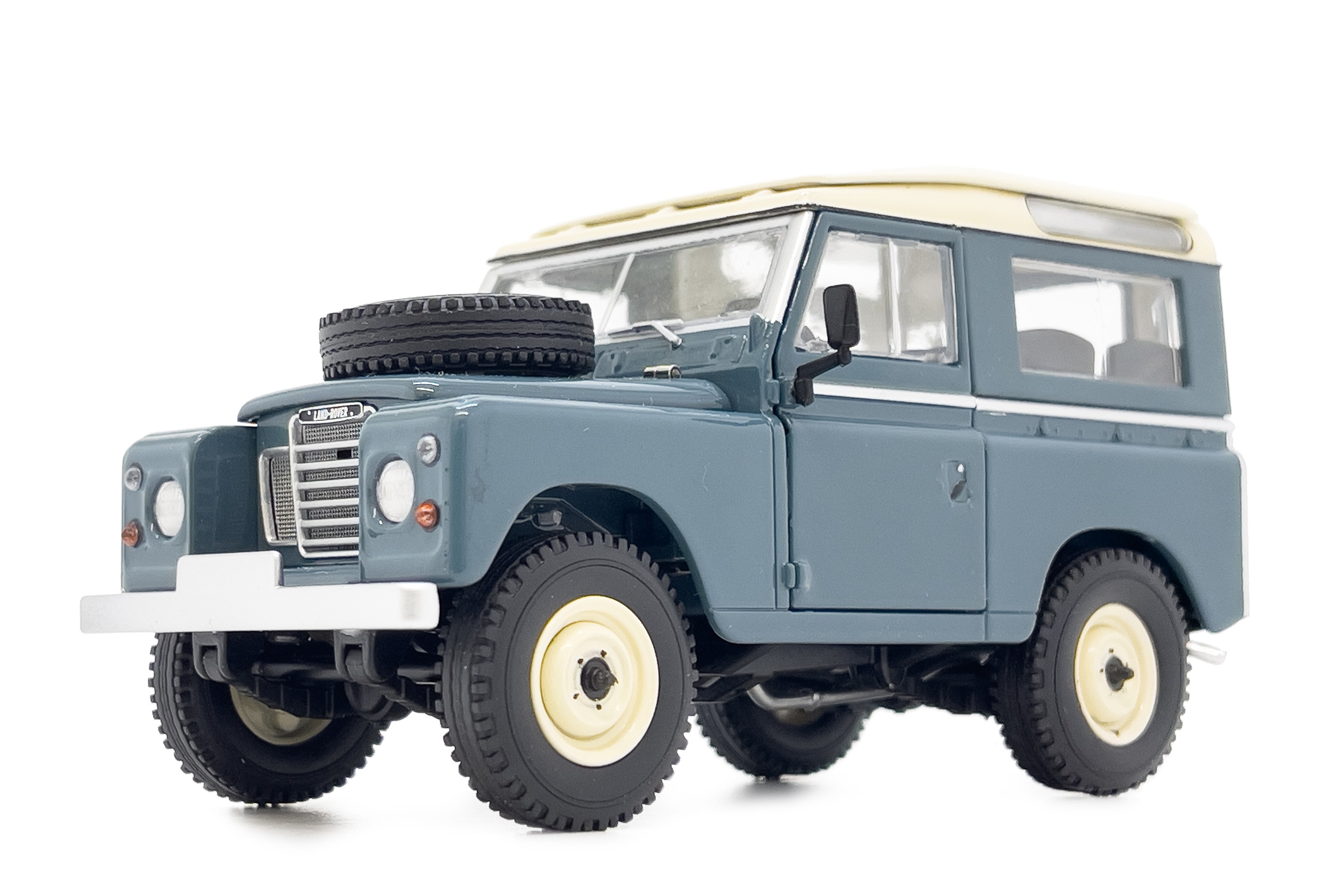 Land Rover Series 3 88 Safari Roof Marine Blue - 1:32